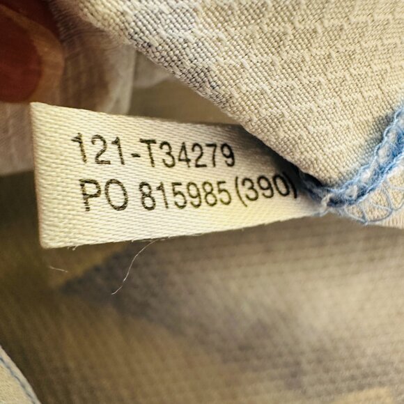 Tommy Bahama Shirt Mens Large Blue White Silk Floral Hawaiian Button-Up Casual - Picture 9 of 11